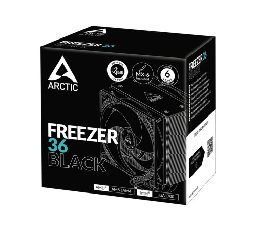 Вентилятор для процессора Arctic Cooling Freezer 36, черный