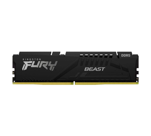 Модуль оперативной памяти Kingston 16GB FURY Beast Black DDR5 5200Mhz DIMM, CL40, 1.25V, 1RX8, RTL