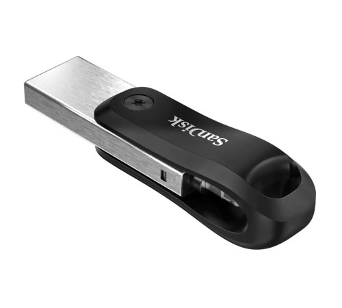 USB накопитель 64GB SanDisk iXpand USB 3.2 Gen 1, черный/серебристый