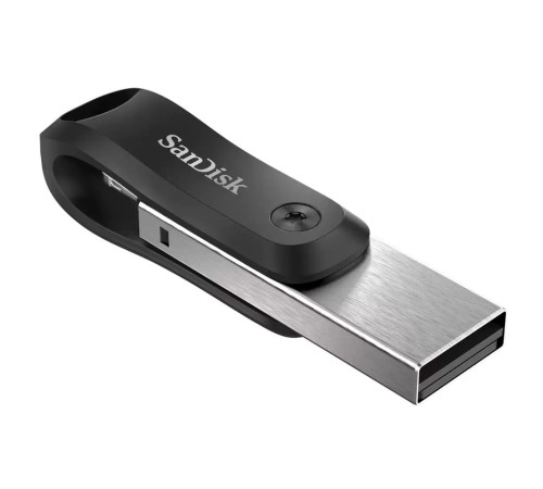 USB накопитель 64GB SanDisk iXpand USB 3.2 Gen 1, черный/серебристый