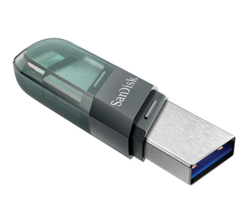 USB накопитель 256GB SanDisk iXpand USB 3.2 Gen 1, зеленый