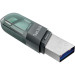 USB накопитель 256GB SanDisk iXpand USB 3.2 Gen 1, зеленый