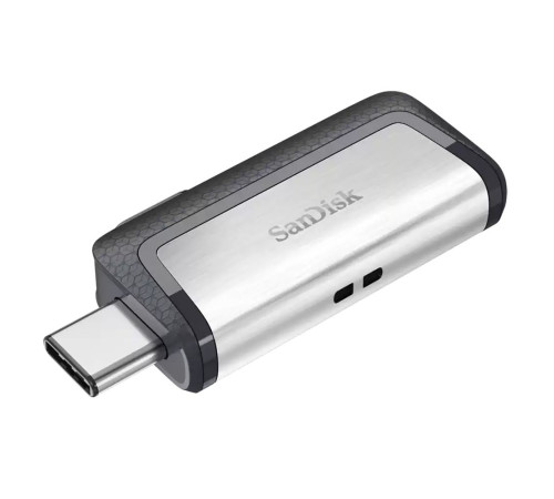 USB накопитель 64GB SanDisk Ultra Dual USB 3.2 Gen 1, черный/серебристый