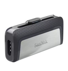 USB накопитель 64GB SanDisk Ultra Dual USB 3.2 Gen 1, черный/серебристый