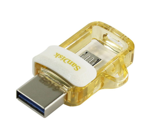 USB накопитель 64GB SanDisk Ultra Dual USB 3.2 Gen 1, золотистый