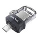 USB накопитель 32GB SanDisk Ultra Dual Drive m3.0, USB 3.2, черный/серебристый