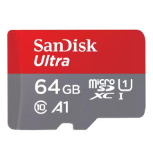 Карта памяти microSDXC 64GB SanDisk Ultra SDSQUAB-064G-GN6MN Class 10 UHS-I