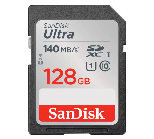 Карта памяти SDXC 128GB SanDisk Ultra SDSDUNB-128G-GN6IN Class 10 UHS-I
