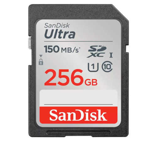 Карта памяти SDXC 256GB SanDisk Ultra UHS I, Class 10, U1