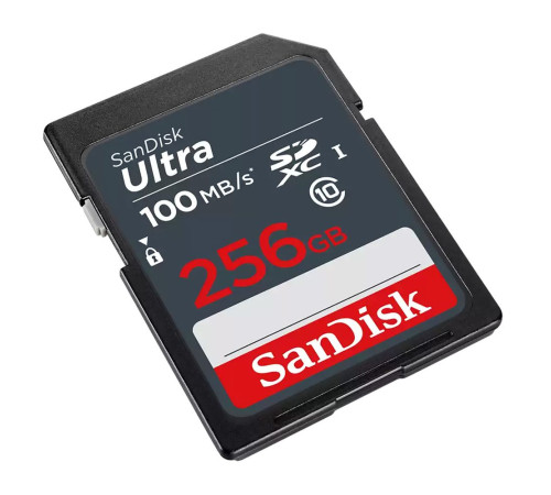 Карта памяти SDXC 256GB SanDisk Ultra SDSDUNR-256G-GN3IN Class 10 UHS-I