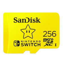 Карта памяти microSDXC 256GB SanDisk Nintendo Switch SDSQXAO-256G-GN3ZN Class 10 UHS-I U3, без адаптера