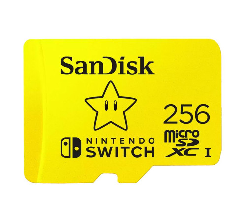 Карта памяти microSDXC 256GB SanDisk Nintendo Switch SDSQXAO-256G-GN3ZN Class 10 UHS-I U3, без адаптера
