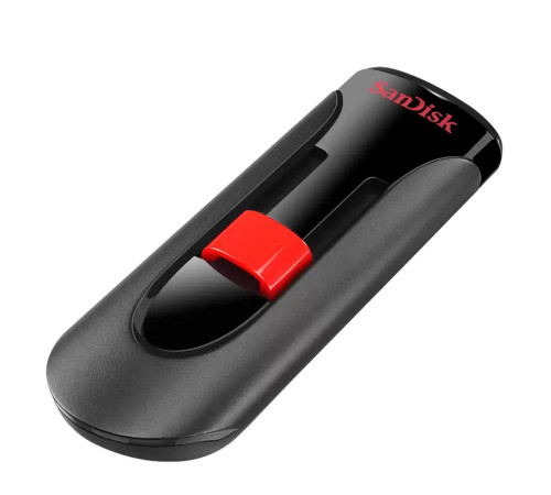 USB накопитель 64GB SanDisk Cruzer Glide USB 2.0, черный/красный