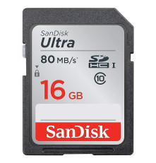 Карта памяти SDHC 16GB SanDisk Ultra Class 10 UHS-I