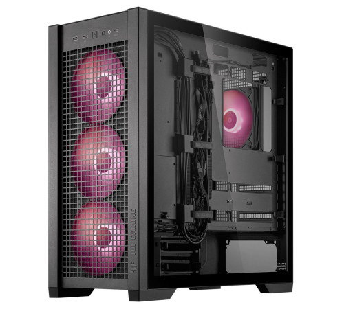 Корпус ASUS TUF GAMING GT302 TG ARGB BLACK (90DC00I0-B19000) GT302/ARGB FANS/BLK