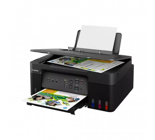 МФУ струйное Canon Pixma G3430, A4, цветная печать, 6 стр/мин, 4800x1200 dpi, USB/WiFi/СНПЧ, чёрный корпус (5989C009АА)