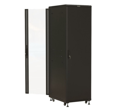 Шкаф Hyperline TTBR-4261-DD-RAL9004, черный