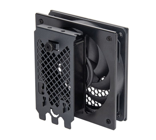 Адаптер для внешнего корпусного вентилятора Silverstone G56FDP02B000020, черный