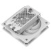 Адаптер для внешнего корпусного вентилятора Silverstone G56FDP02W000020, белый