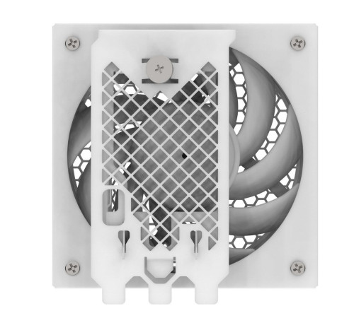 Адаптер для внешнего корпусного вентилятора Silverstone G56FDP02W000020, белый