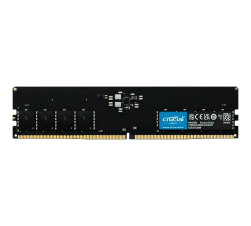 Модуль памяти Crucial 16GB DDR5 4800 UDIMM CT16G48C40U5 CL40, 1.1V,