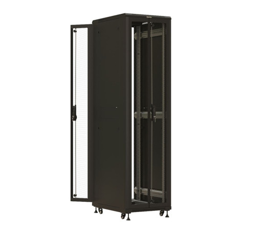 Шкаф Hyperline TTBR-4762-DD-RAL9004, черный