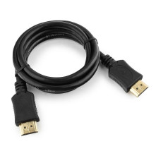 Кабель HDMI Cablexpert CC-HDMI4L-1.5M, 1.5 м, v2.0, 19M/19M, серия Light, черный, позол. разъемы, экран