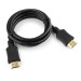 Кабель HDMI Cablexpert CC-HDMI4L-1.5M, 1.5 м, v2.0, 19M/19M, серия Light, черный, позол. разъемы, экран