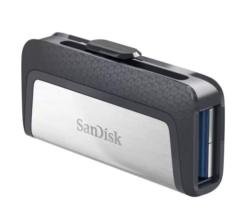 USB накопитель 256GB SanDisk Ultra Dual USB 3.2 Gen 1, черный/серебристый
