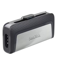 USB накопитель 256GB SanDisk Ultra Dual USB 3.2 Gen 1, черный/серебристый