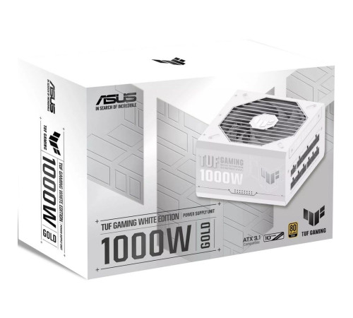 Блок питания 1000 Вт ASUS TUF-GAMING-1000G, белый