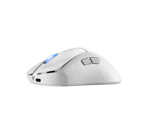 Мышь беспроводная игровая ASUS P714 ROG KERIS II WL ACE, 42000 dpi, bluetooth 5.1. 2.4 GHz, 5 кнопок, белый