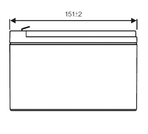 Аккумуляторная батарея WBR GP1290 F2