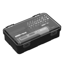 Отвертка аккумуляторная Deli DC161 (4В, 2А*ч, 5Нм, 300об/мин, Type-C, набор бит 24 шт, кейс)