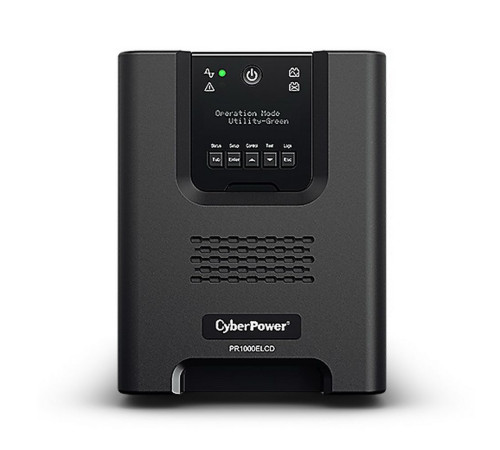 Источник бесперебойного питания CyberPower PR1000ELCD, черный
