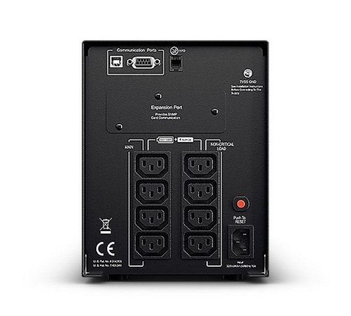 Источник бесперебойного питания CyberPower PR1500ELCD, черный