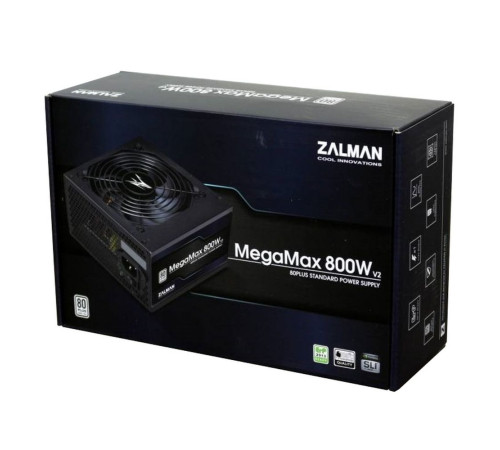 Блок питания 800 Вт Zalman MegaMax800W V2, черный