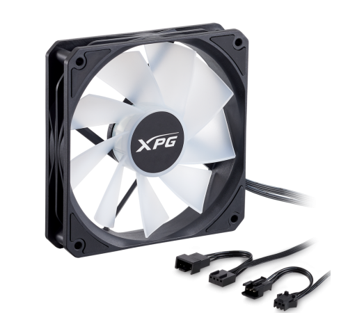 Вентилятор для корпуса XPG VENTOR120ARGBPWM3C-BKCWW, черный (комплект 3 шт.)