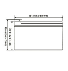 Аккумуляторная батарея HRL1234W F2 WBR