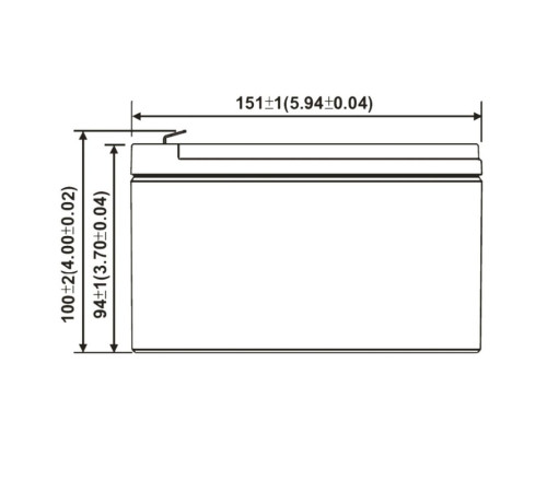 Аккумуляторная батарея HRL1234W F2 WBR