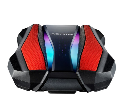 Внешний жёсткий диск 1TB ADATA HD770G, RGB, черный/красный