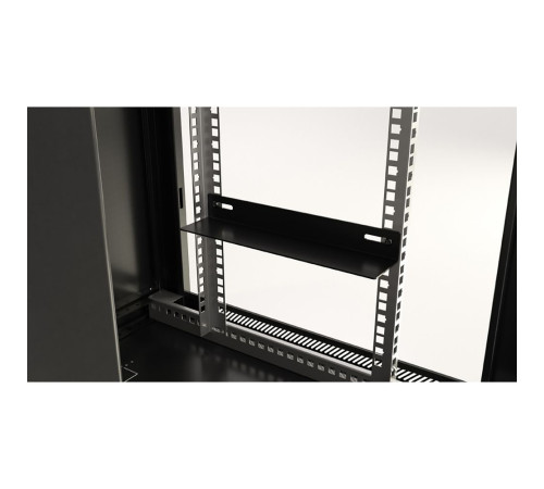 Шкаф Hyperline TWB-0966-SR-RAL9004, черный