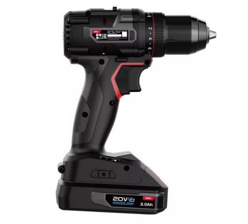 Дрель-шуруповерт аккумуляторная Deli DE-DZ20-2D2 (2 АКБ*2Ач+ЗУ, 20В, 13мм, 70Нм, сумка)