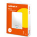 Внешний жесткий диск 1TB ADATA HV620S, USB 3.2, белый