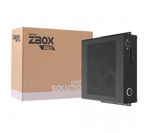 Платформа мини ПК Zotac ZBOX PRO ZRP5N2000-E, i5-13400/ADA RTX 2000/2x DDR5/2x M.2/2x P/1xHDMI/WIFI-6E/BT/черный