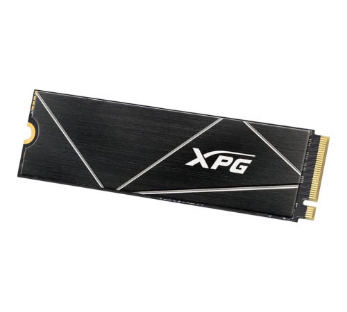 Твердотельный накопитель ADATA GAMMIX S70 BLADE, 4TB, M.2(22x80mm), NVMe, PCIe 4.0 x4, 3D TLC, R/W 7400/6600MB/s, IOPs 750 000/750 000, DRAM buffer 2048MB, TBW 2960, DWPD 0.4, with Heat Spreader