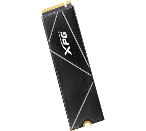 Твердотельный накопитель ADATA GAMMIX S70 BLADE, 4TB, M.2(22x80mm), NVMe, PCIe 4.0 x4, 3D TLC, R/W 7400/6600MB/s, IOPs 750 000/750 000, DRAM buffer 2048MB, TBW 2960, DWPD 0.4, with Heat Spreader