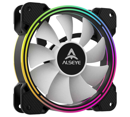 Вентилятор для корпуса ALSEYE Halo 4.0-B, черный (комплект 3 шт.)