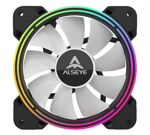 Вентилятор для корпуса ALSEYE Halo 4.0-B, черный (комплект 3 шт.)