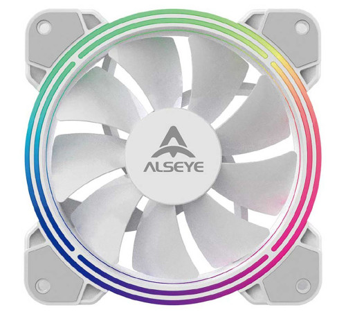 Вентилятор для корпуса ALSEYE Halo 4.0-W, белый (комплект 3 шт.)